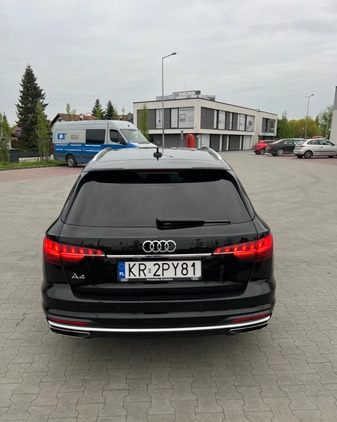 Audi A4 cena 110500 przebieg: 115000, rok produkcji 2020 z Kraków małe 137